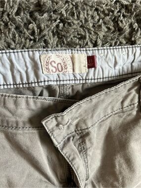 SO Taupe Casual Chino Pants